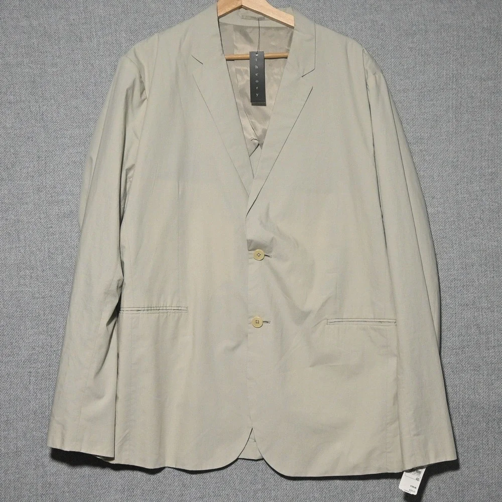 Theory Fulton Blazer Mens Contrive Soft Sand A0284109 46 Beige